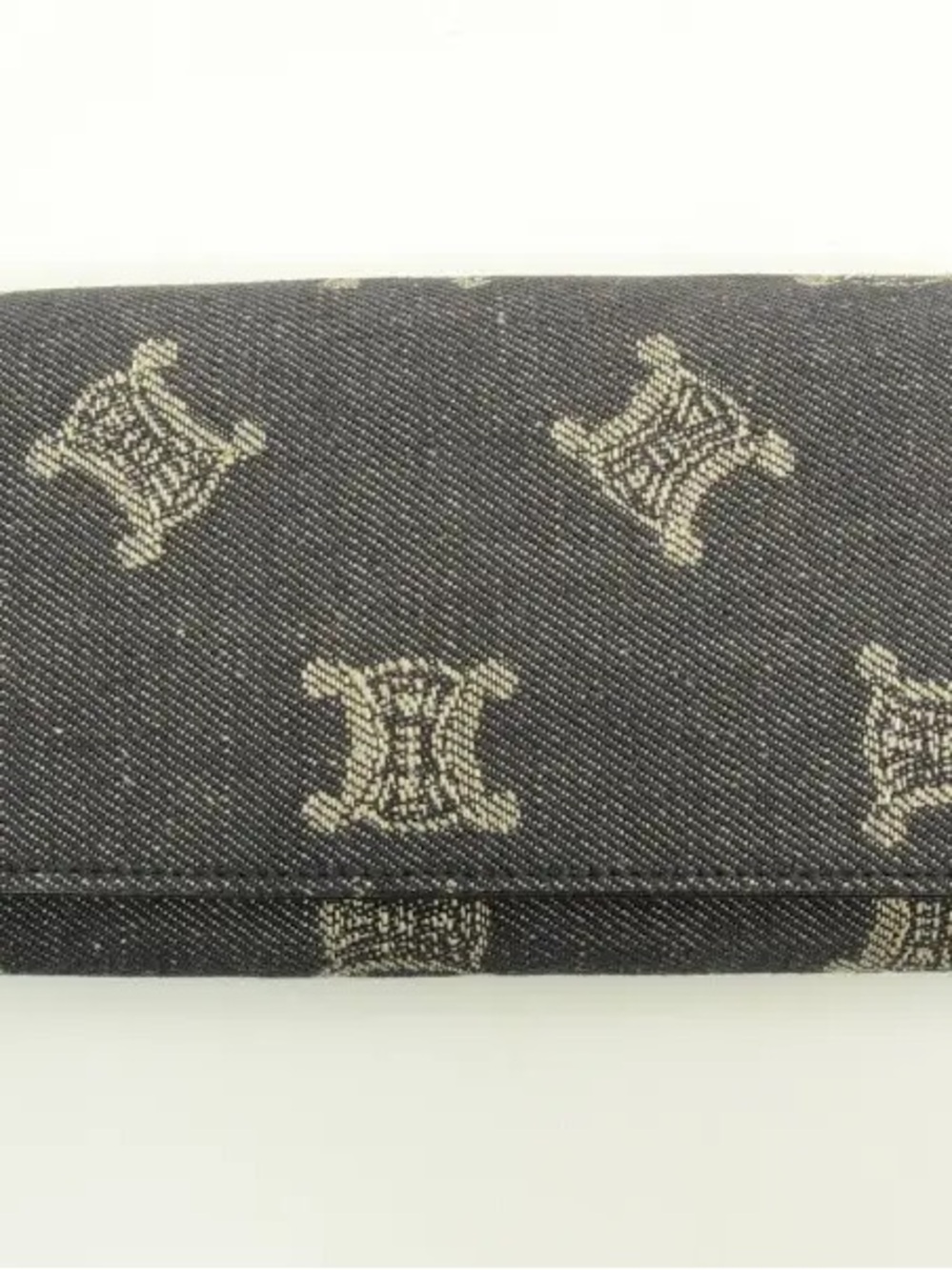 Celine Denim long wallet